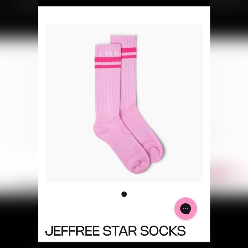 Jeffree Star Pink Socks